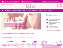 Tablet Screenshot of copasmenstruales.com